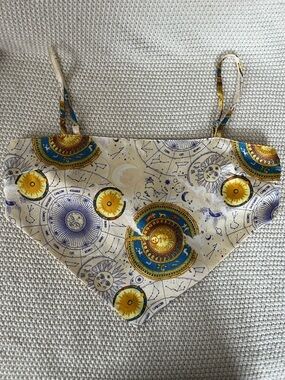 Celestial Cream Bandana Triangle Top